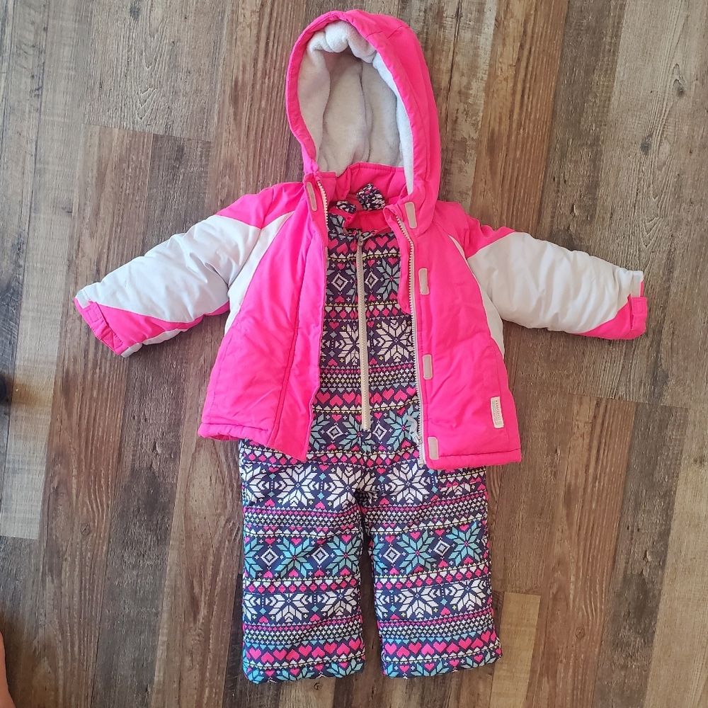 Carters 2T Snow Suit Jacket and Bib